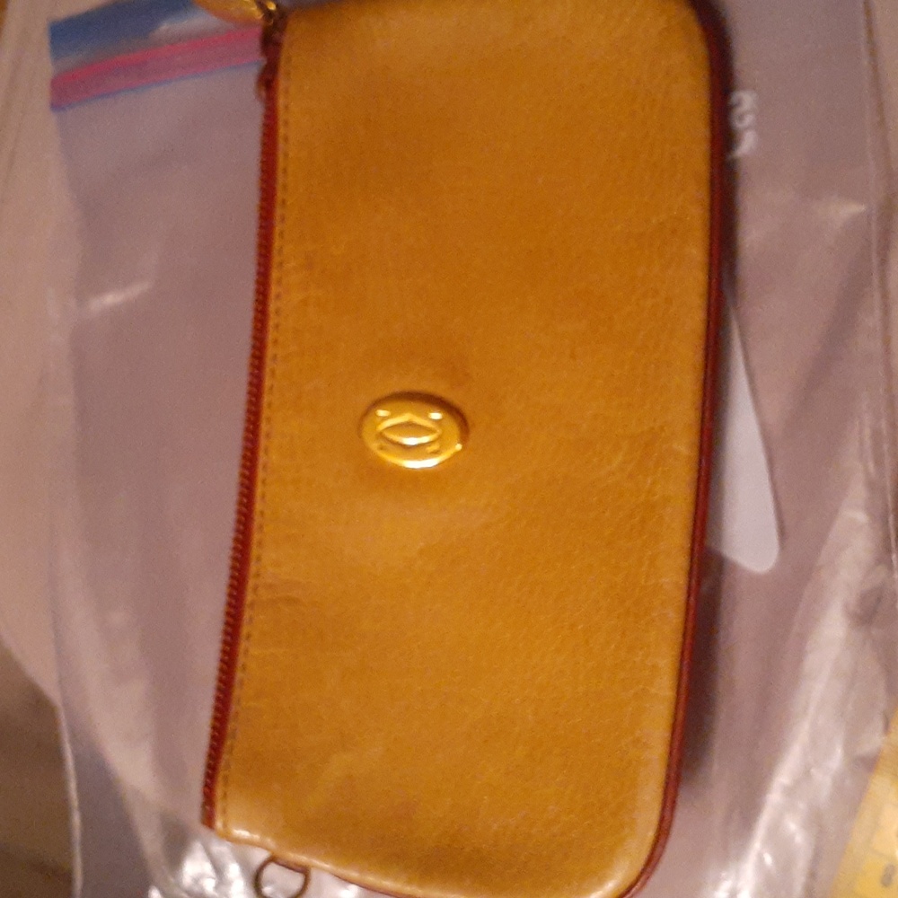 MUST DE CARTIER BEIGE COIN PURSE WALLET /80555 - Picture 9 of 9